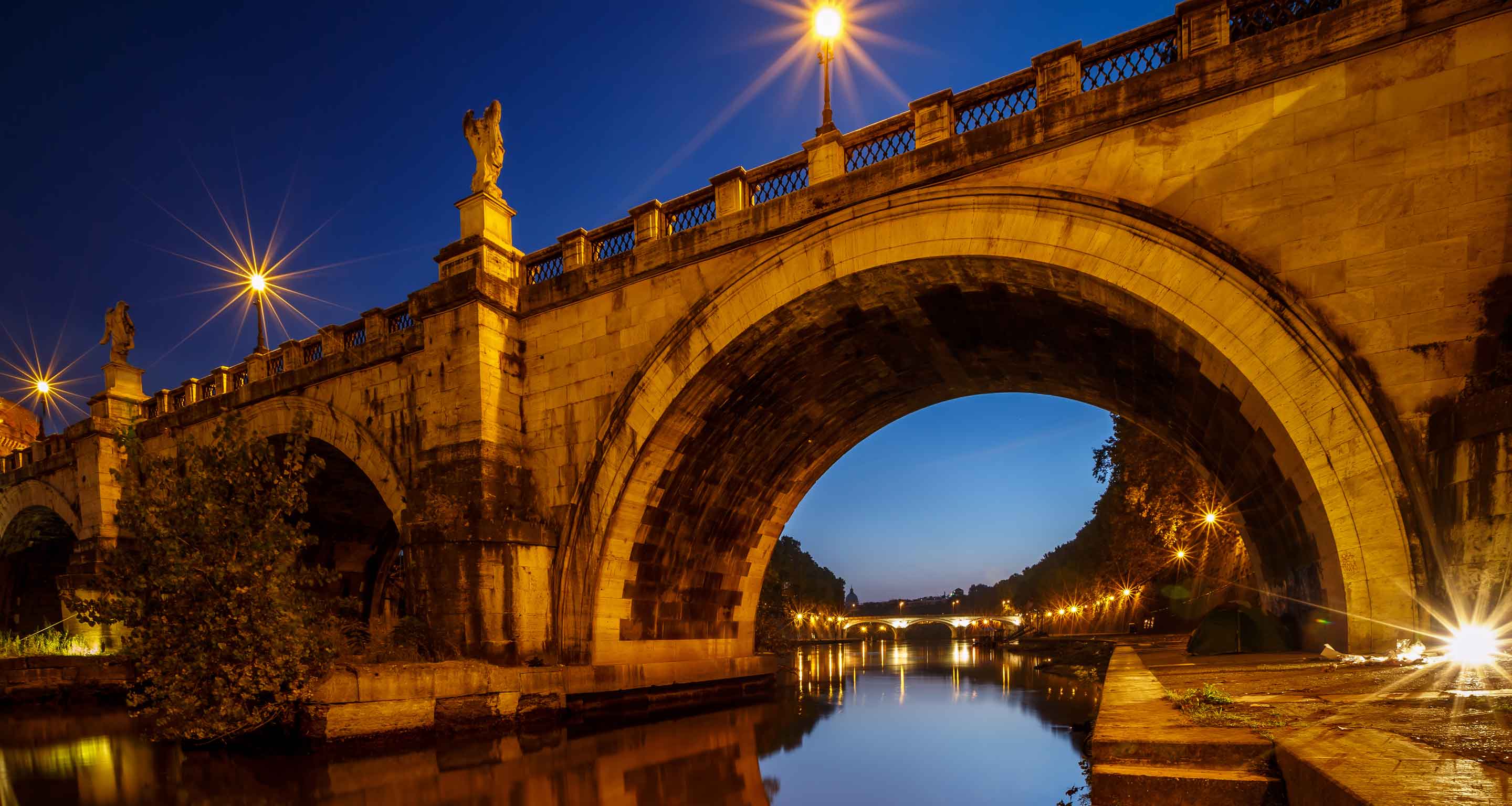 Ponte Sant'Angelo in Rome.